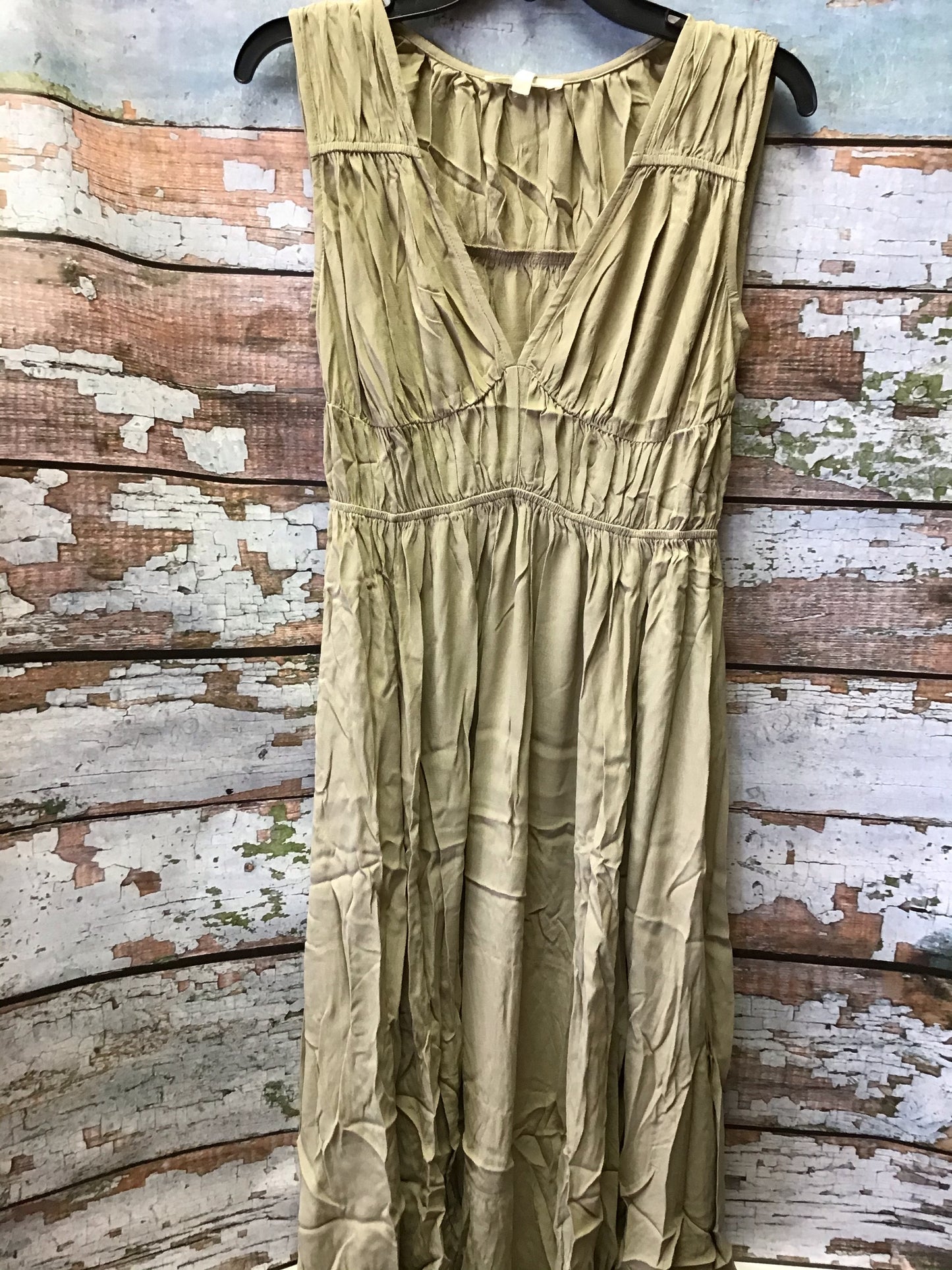 Dresses Women’s Apricot Shirred Tier Viscose Dress Two Colors