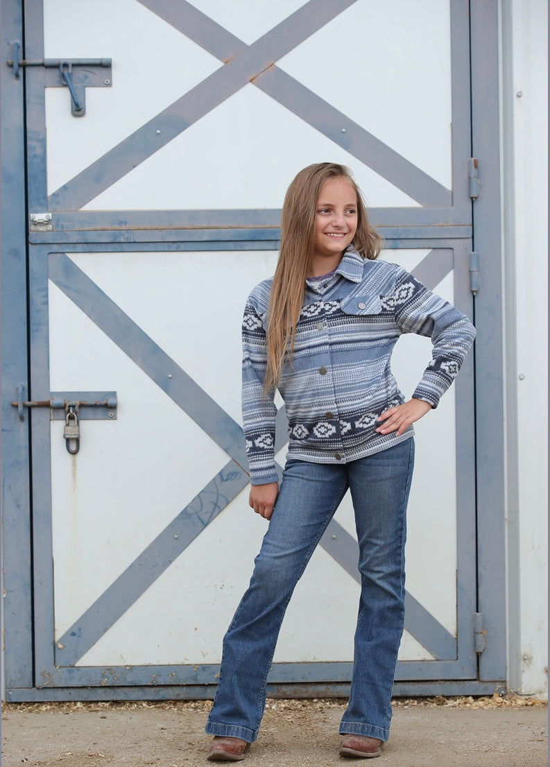 Outerwear Girl’s Fleece Trucker Jacket CWJ8690001