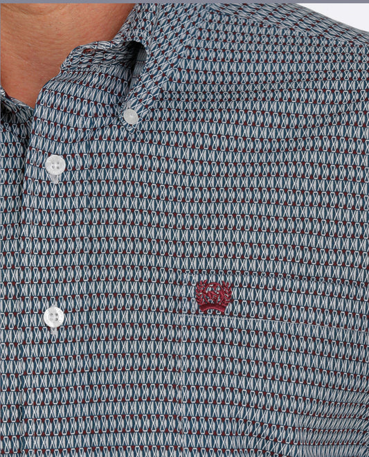 Shirts Men’s Cinch Short Sleeve Button Up MTW1111404