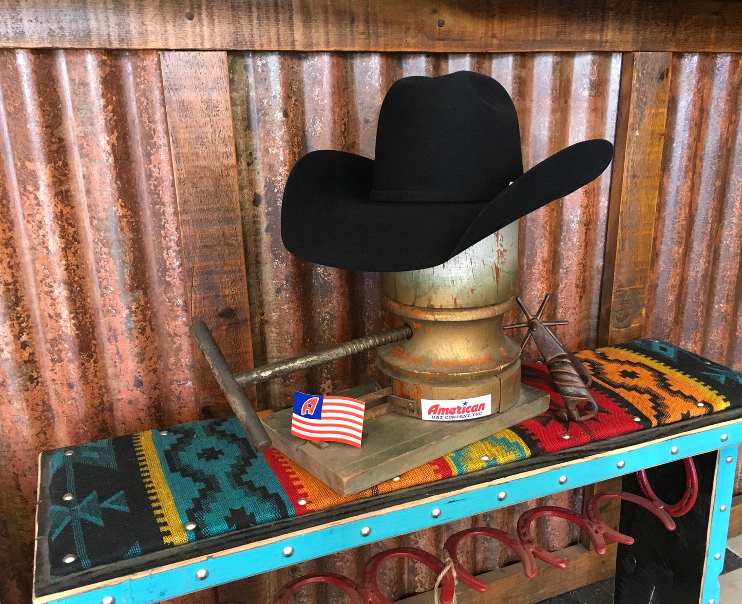 Felt Hats American Lucky 7 Black