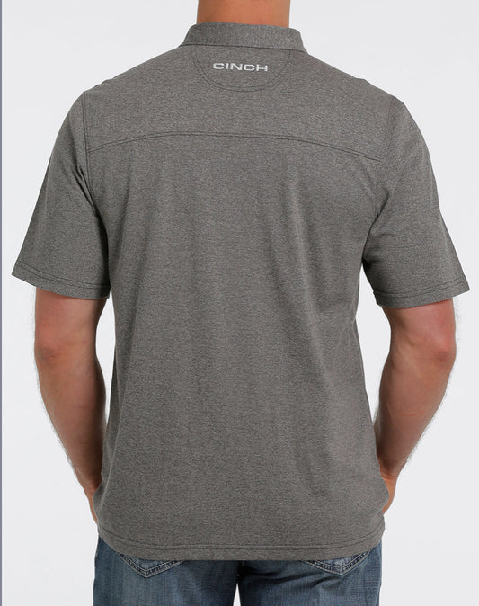 Shirts Men’s Cinch Arenaflex Polo Gray MTK1863016