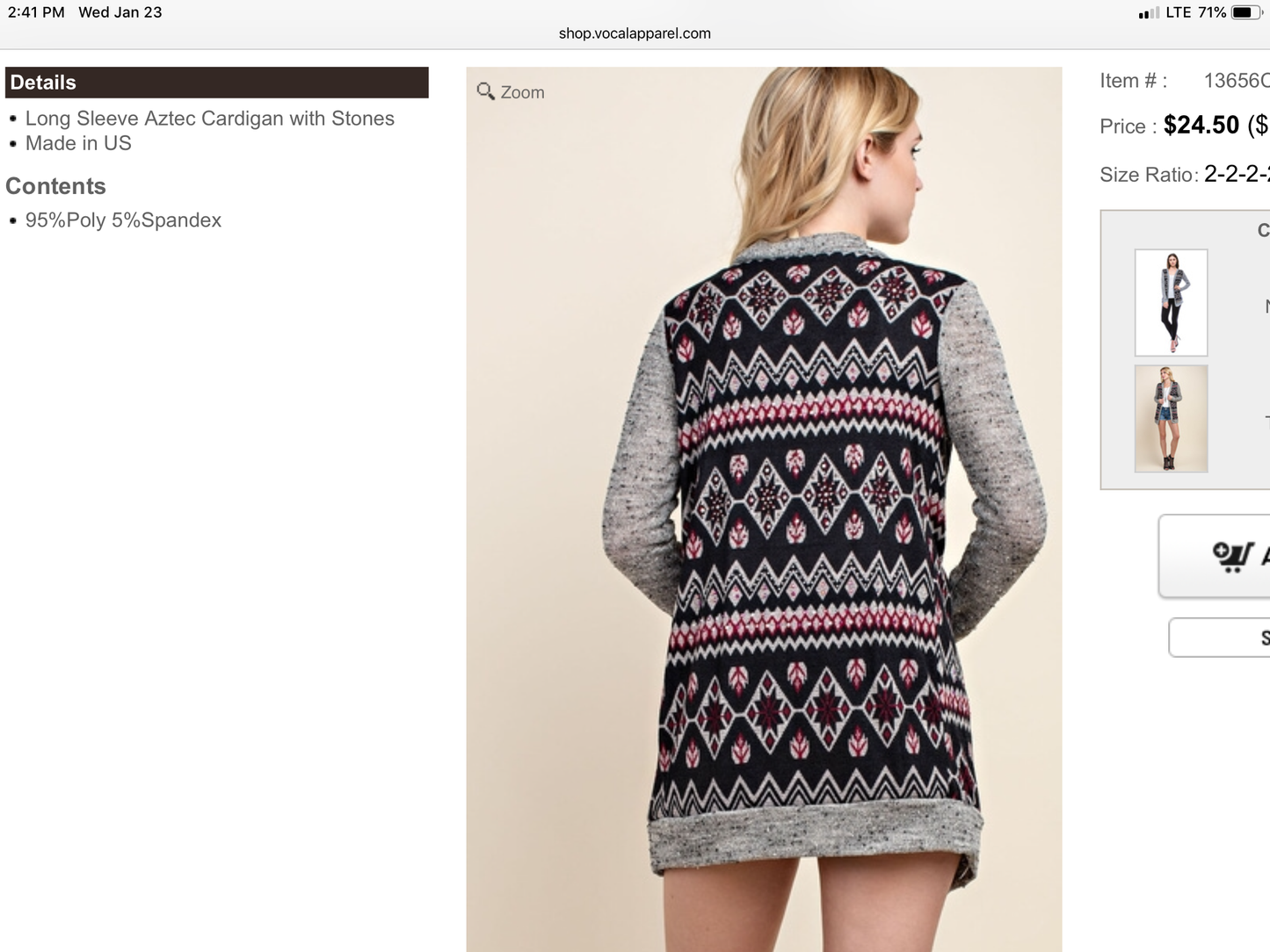 Outerwear Women’s Sweater