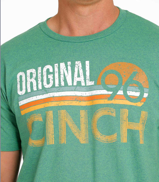 Shirts Men’s Cinch Heather GreenTee MTT1690520
