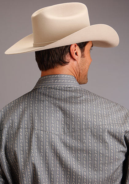 Men’s Shirts Stetson Gray
