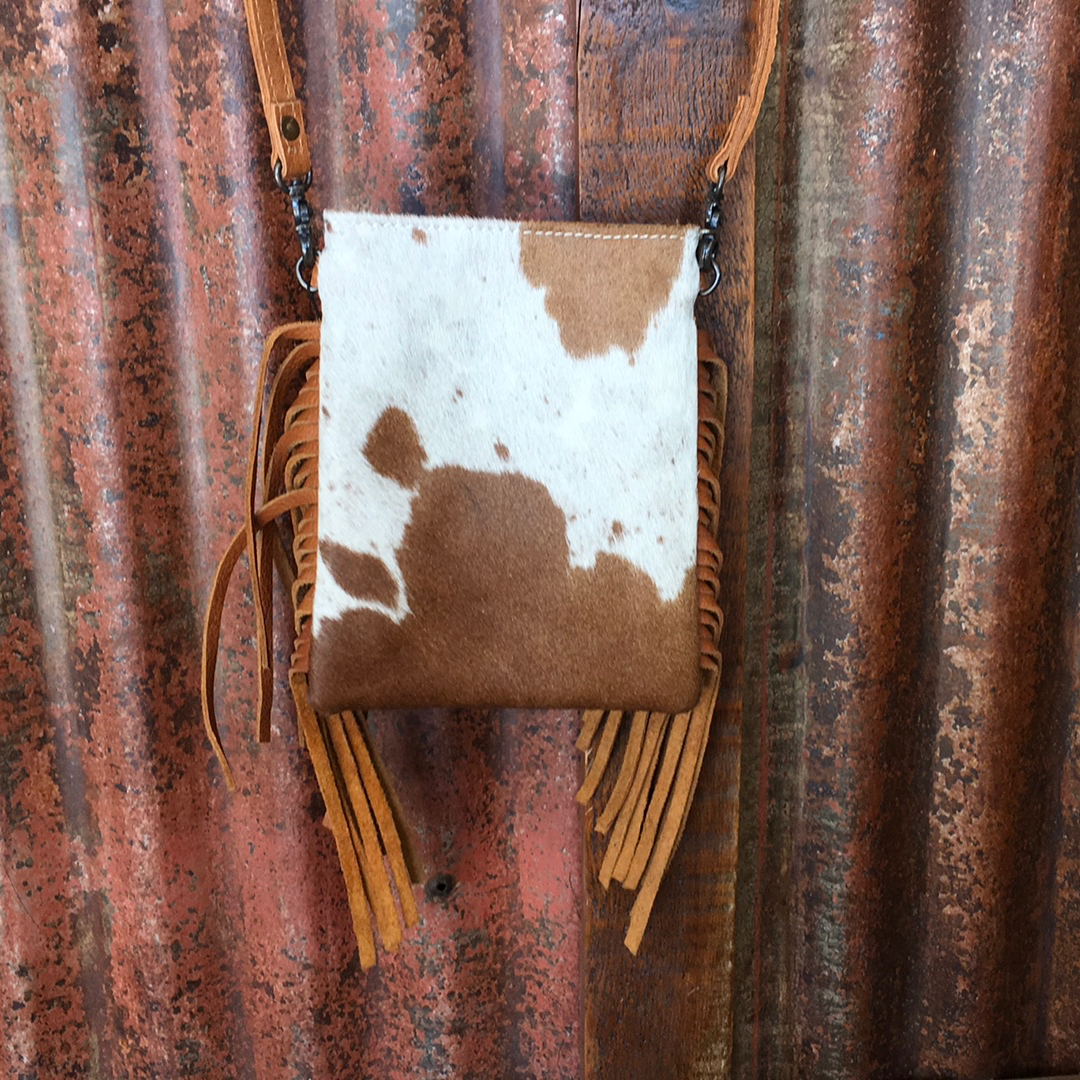 Purses American Darling Hide On Cross Body ADBGS153TAWFRNG