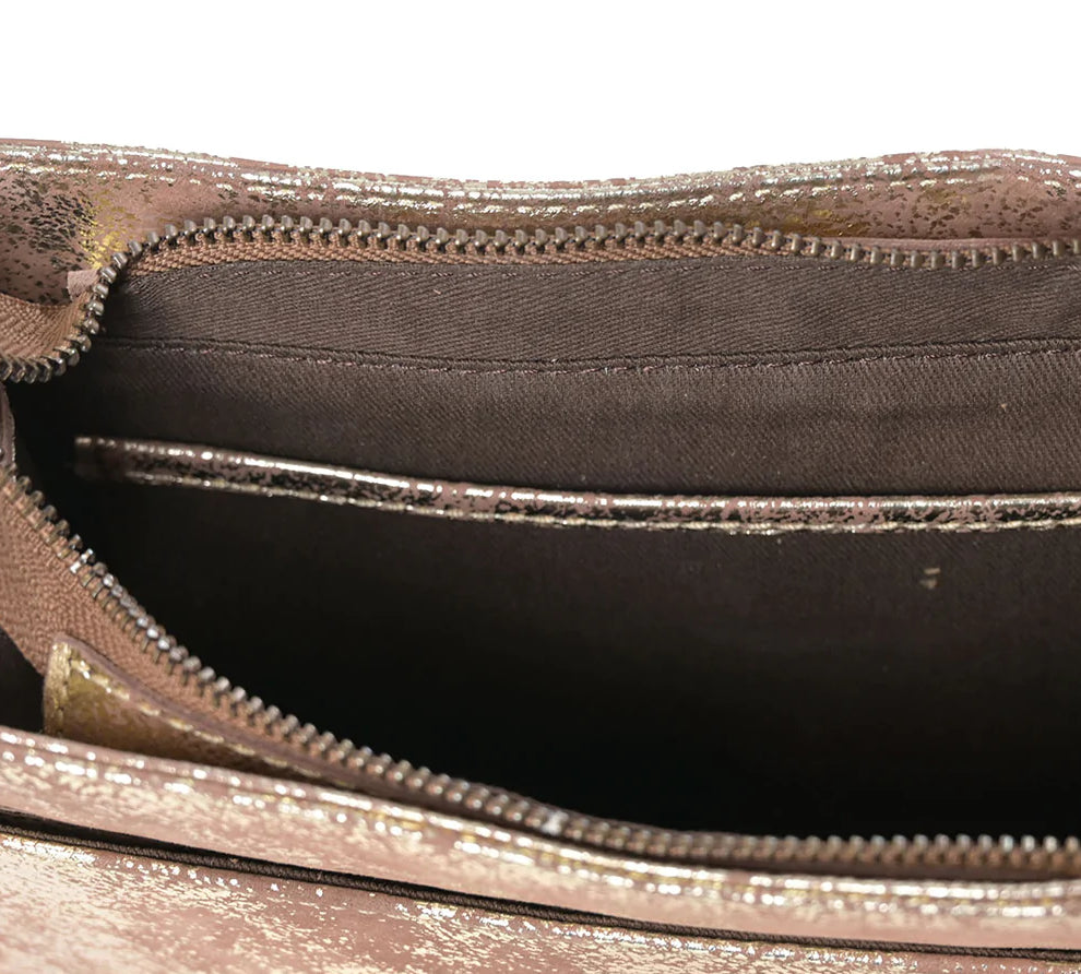 Purses STS Ranchwear Flaxen Roan Sugar Satchel STS31226