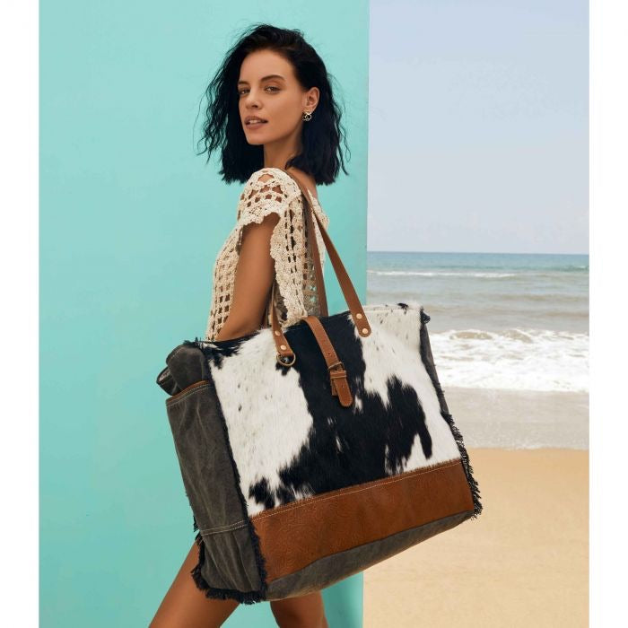 Purses Bags Myra Matty Affair Canvas & Hair on Weekender S-3332