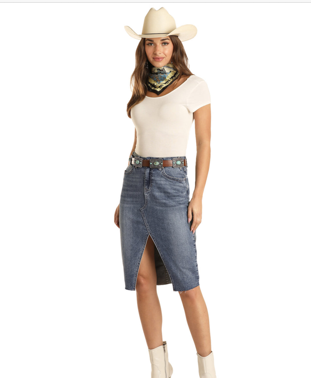 Women’s High Rise Long Skirts 69H3703