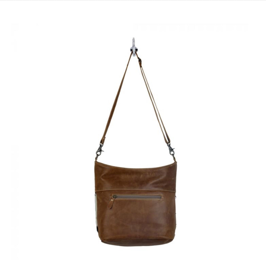 Purses Myra Bags Snooze Leather and Hair on Bag S-2846