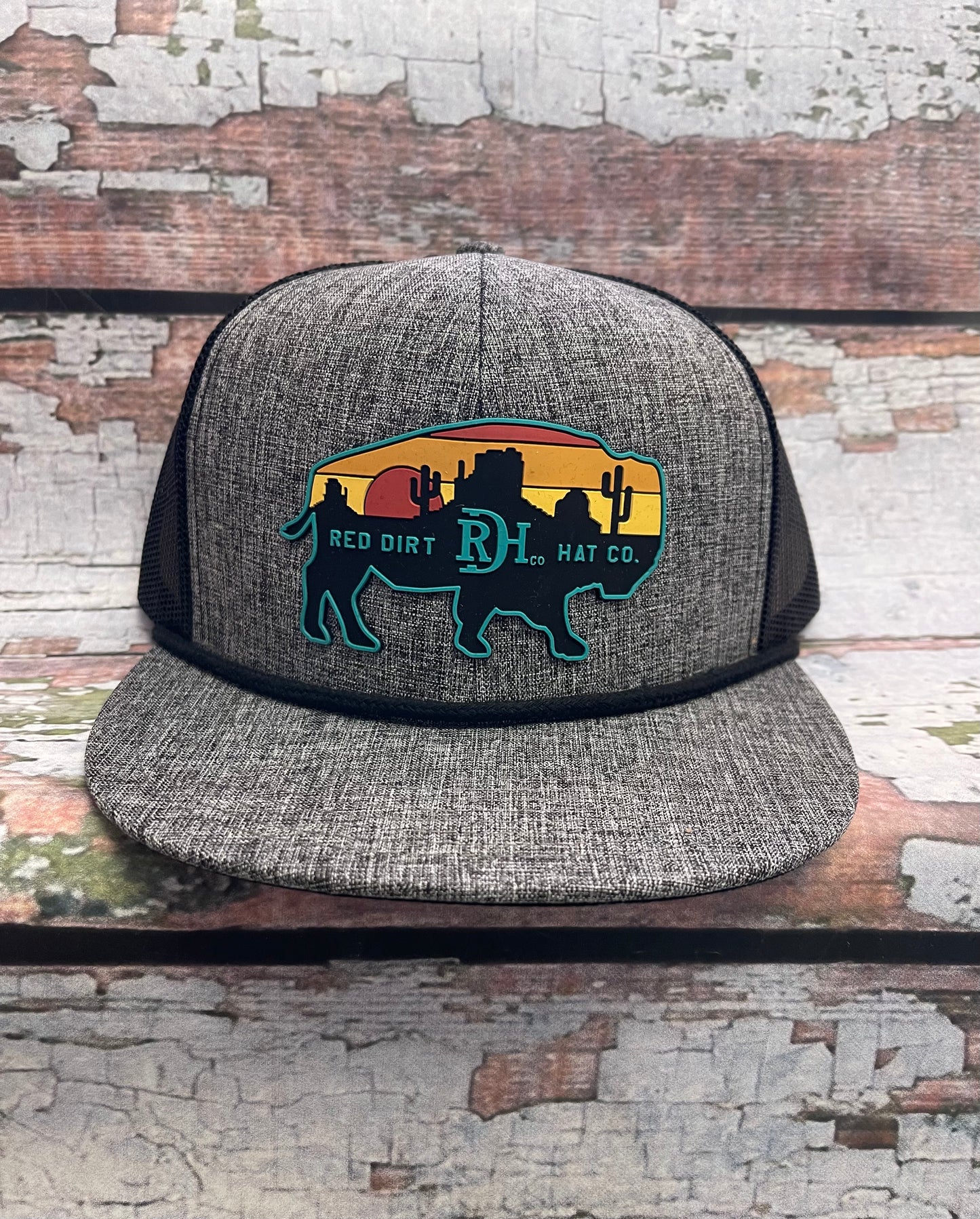 Ball Caps Red Dirt RDHC286 Charcoal Black