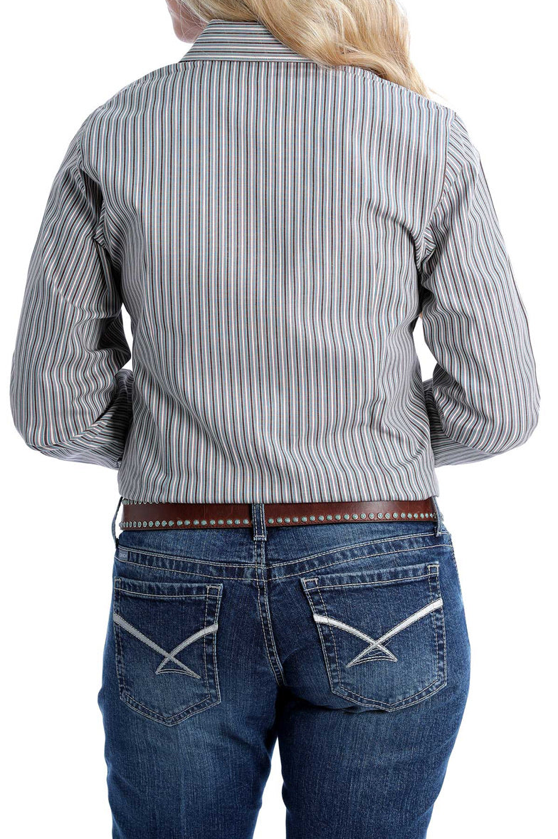 Shirts Women’s Cinch Striped Button Up MSW9164162