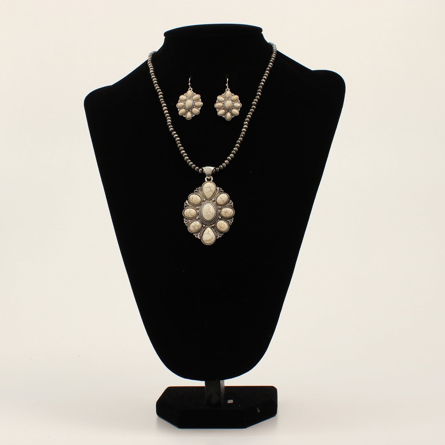 Squash blossom Necklace and Earring Set 3052005