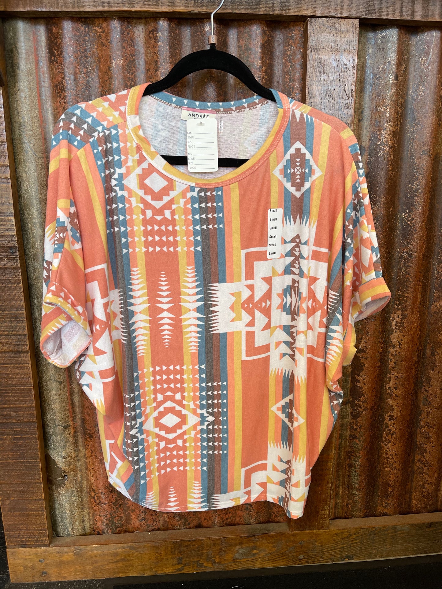Women’s Aztec Print Shirt 3-973-2P