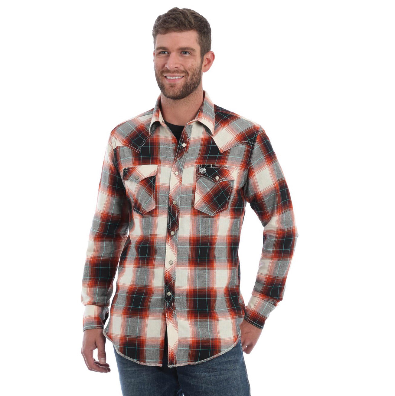 Shirts Men’s Snap Flannels Red, Blue, Grey or green