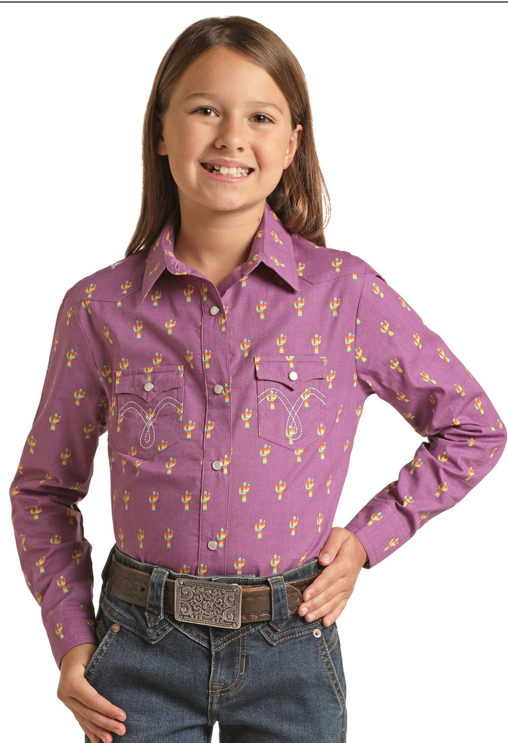 Shirt Girl’s Panhandle Snap Shirt WLGSOSR13P