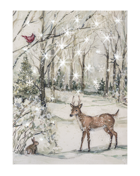 Giftware Snowy Scene Light Up Wall MX185465 Decor MX185465