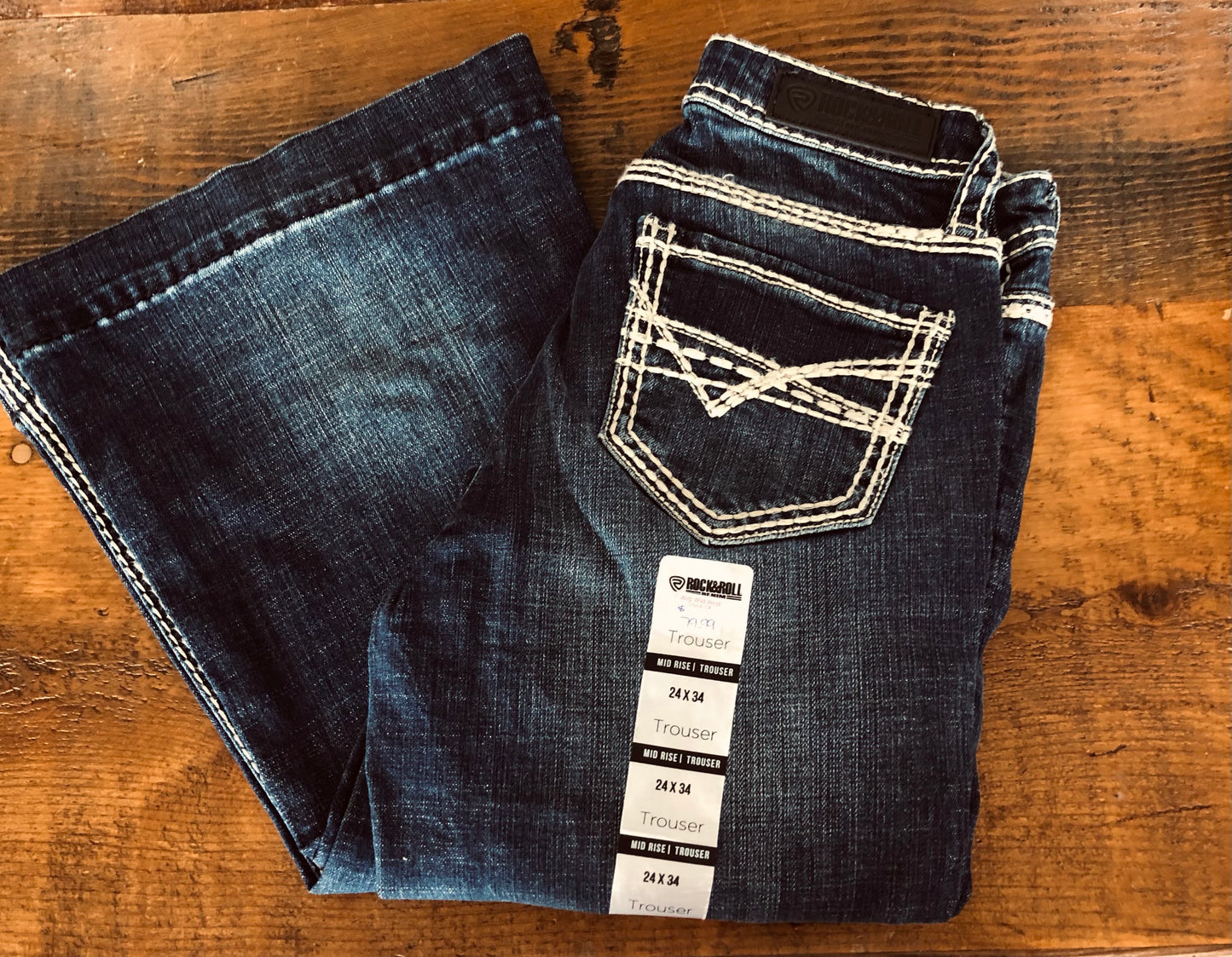 Jeans Women’s MidWash MidRise Trouser Jeans W8M9516