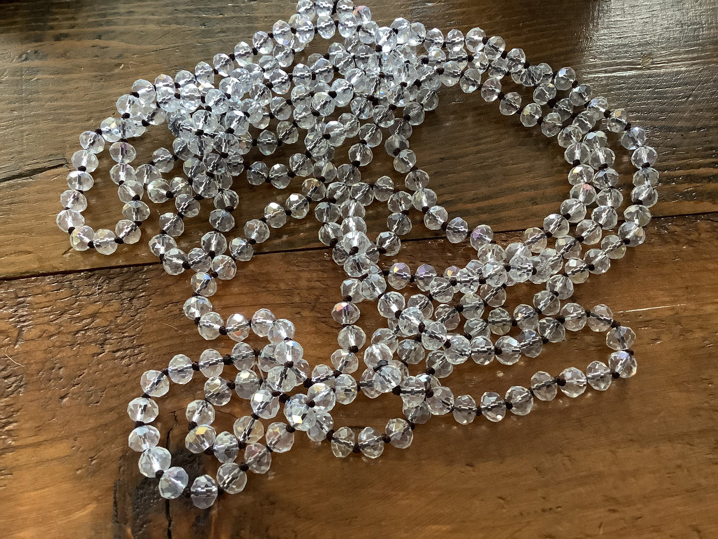 Necklaces sparkle beads in different colors RZN36005