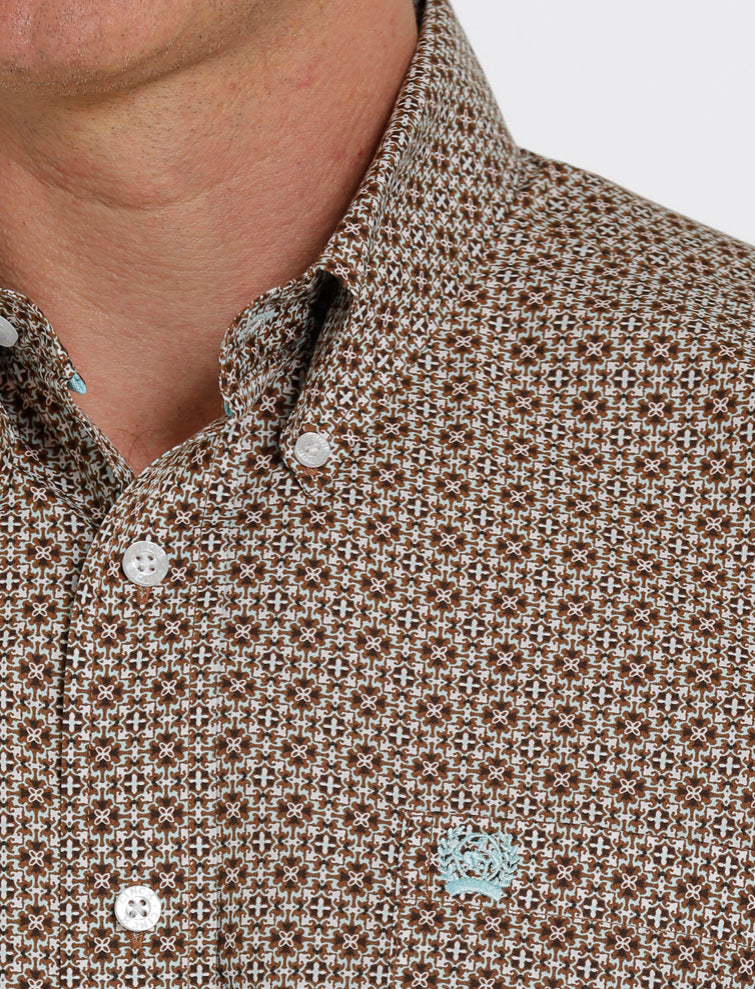 Shirts Men's Cinch Brown MTW1105375