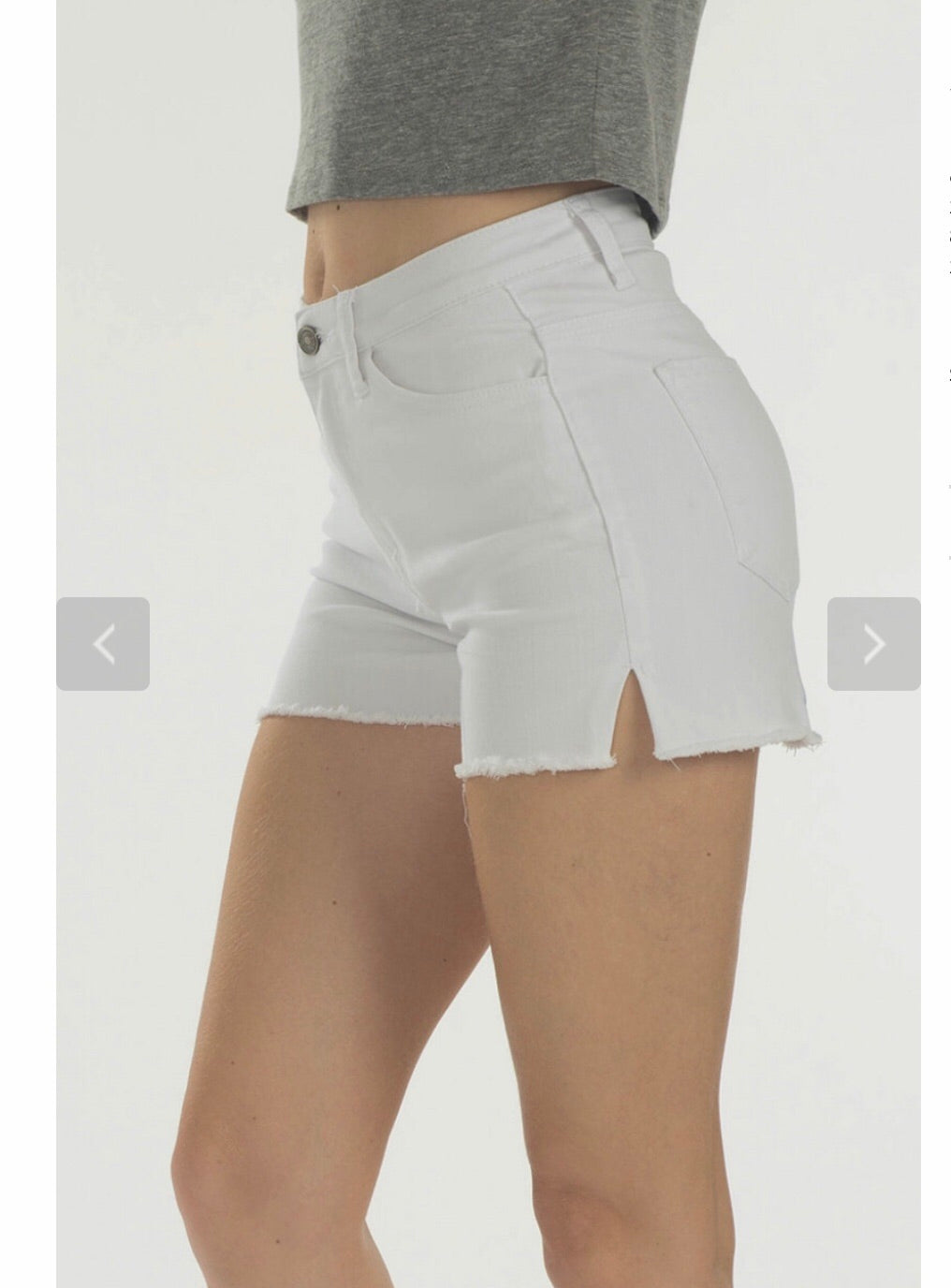 Jeans Women’s Shorts KanCan white KC5033WT