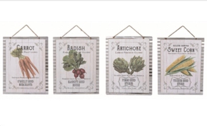 Giftware Veggie Signs A3373