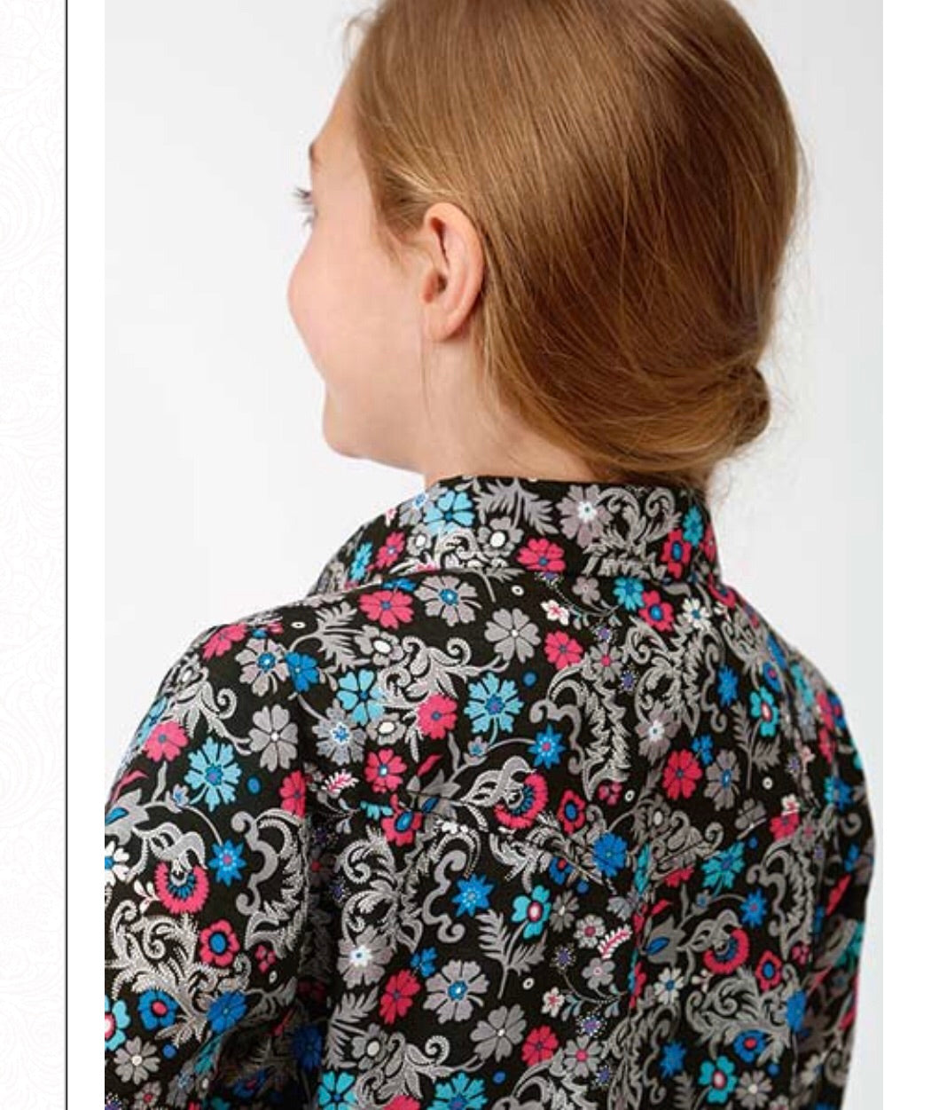 Shirts Kid’s Roper Floral Print Snap Up 03-080-0590-0102