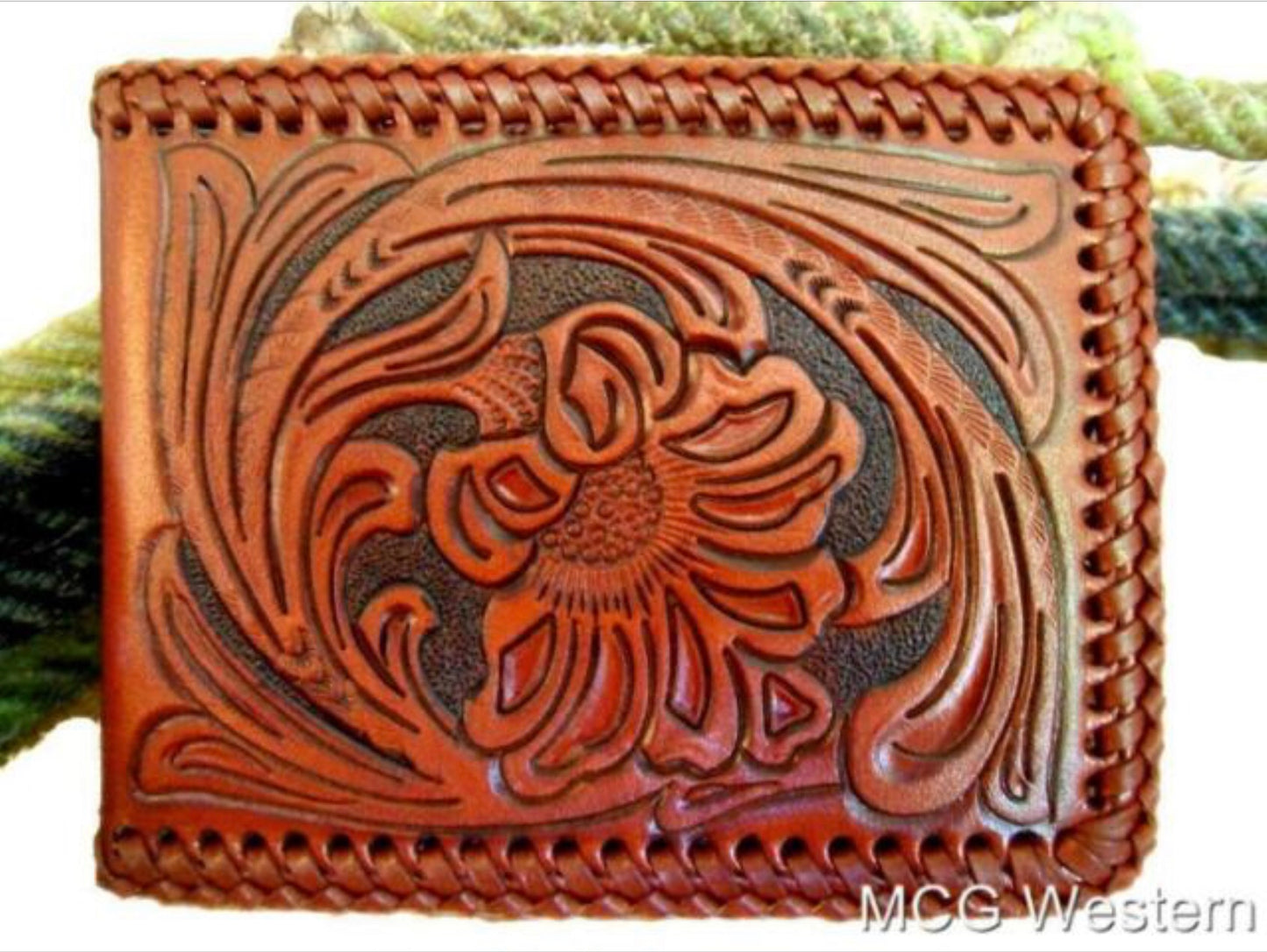 Wallet Nocona tooled leather N5421008 Bi-Fold