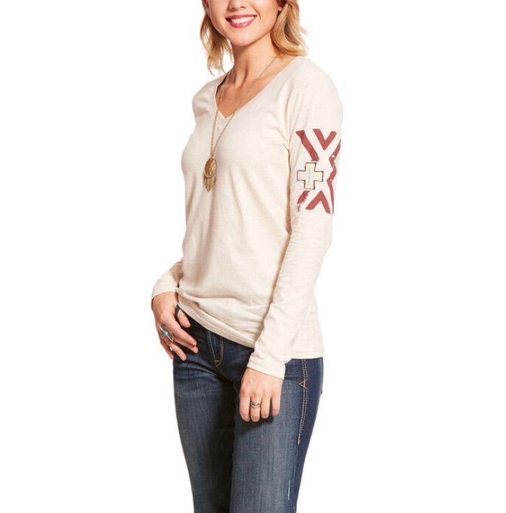 Shirts Women’s Ariat Bucking Sunset Long Sleeve Top 10028714