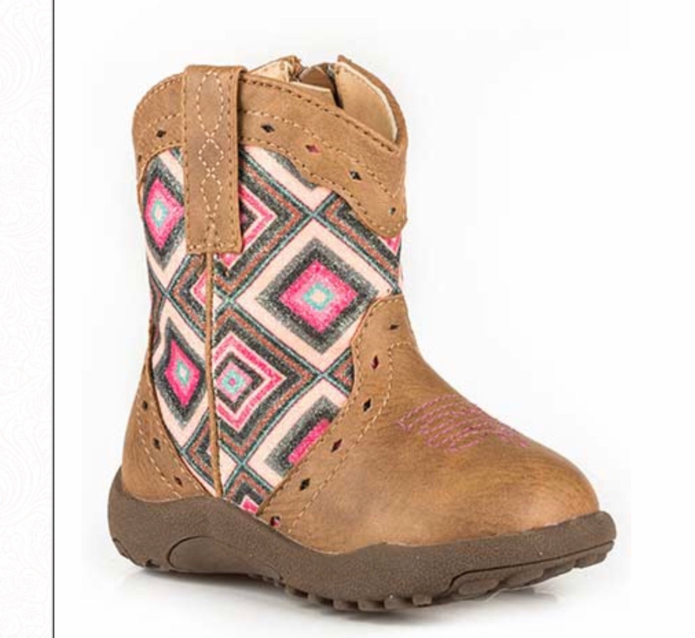 Boots Kid’s Roper cowbabies glitter geo