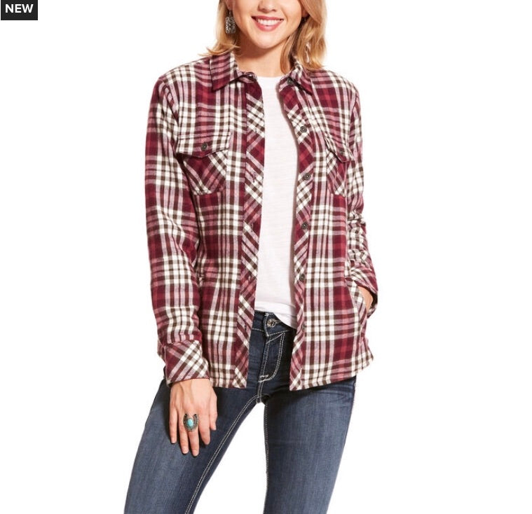Outerwear Women’s Ariat REAL Shacket Shirt Jacket 10028773