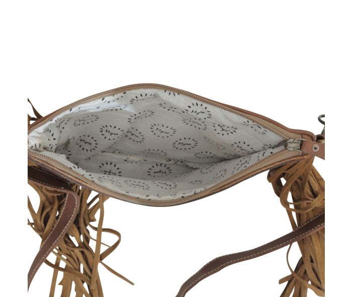 Purses Myra Bag Mocha Dash Hand-Tooled Bag S-5749