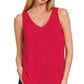 Shirts Women’s V Neck Sleeveless Cami Top HT-2358YV