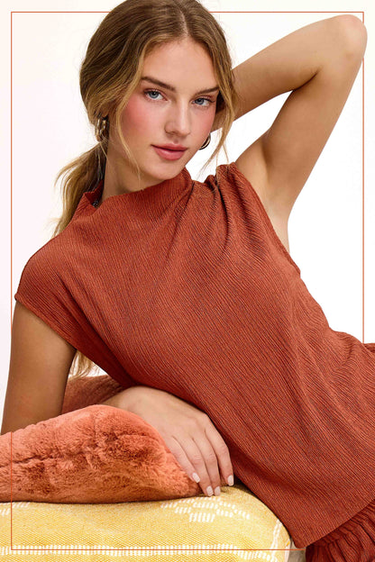 Crinkle Layer Top HCT7705