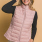 Outerwear Women;s Lightweight Down Packable Puffer Vest V5001