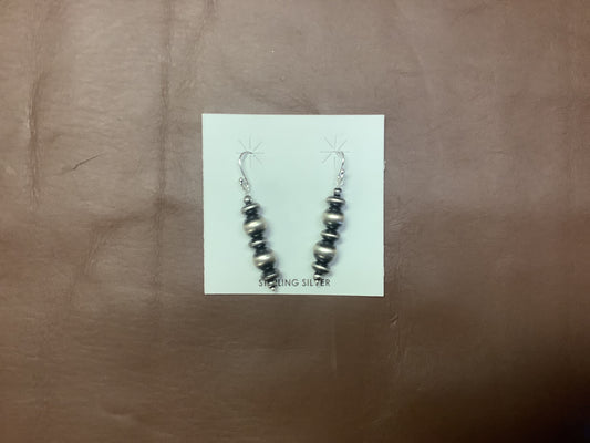 Jewelry Earrings Sterling Silver Saucer And Round