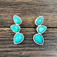 724212, Turquoise Stud Earrings