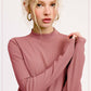 Ribbed Turtleneck MCT7699