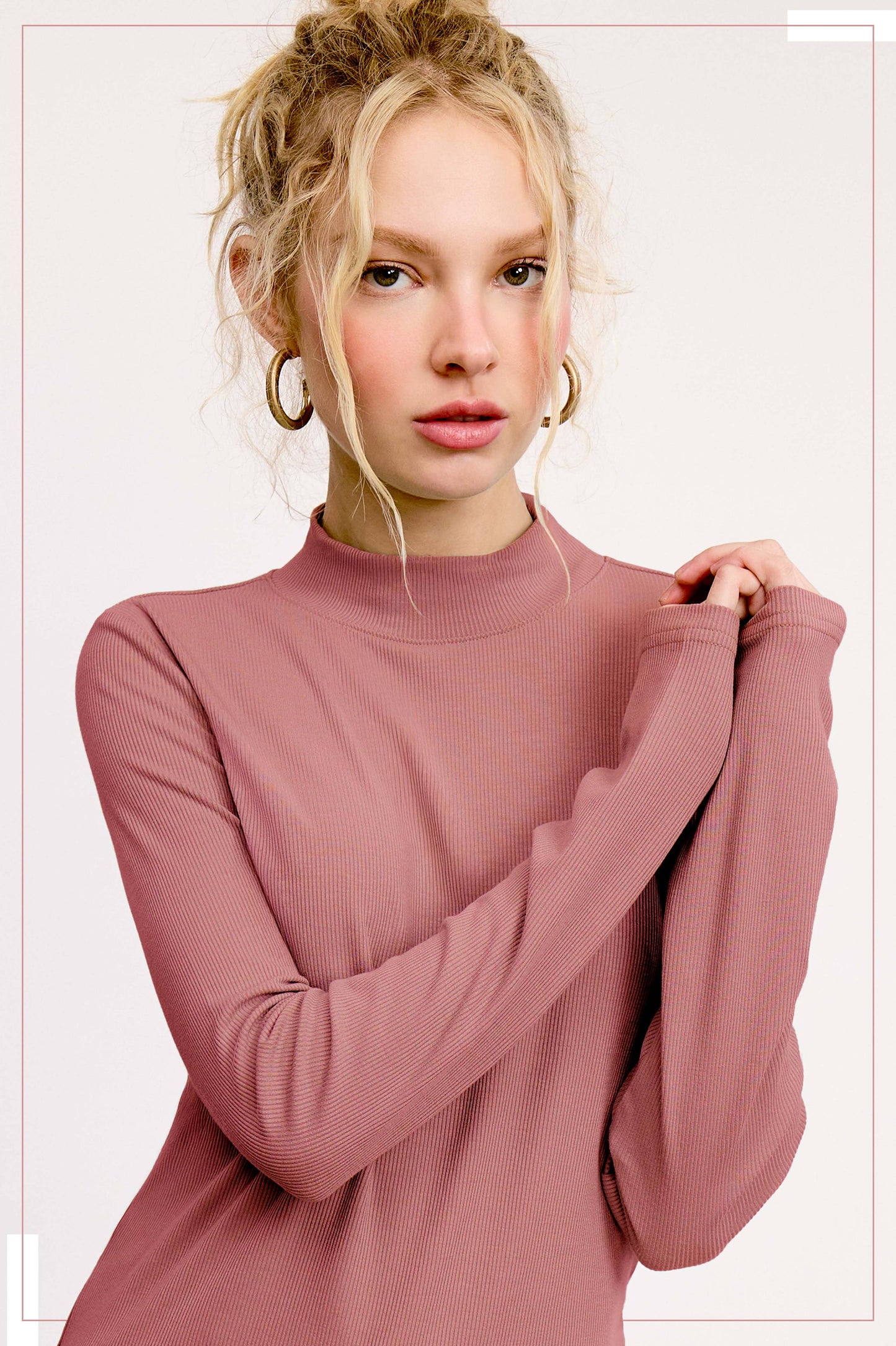 Ribbed Turtleneck MCT7699