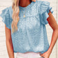 Shirts Women’s Polka Dot Ruffle Blouse RCWJ04176