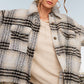 Outerwear Plaid Soft Brushed Button Down Jacket JKT1791