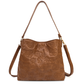 Brown Floral Shoulder Bag