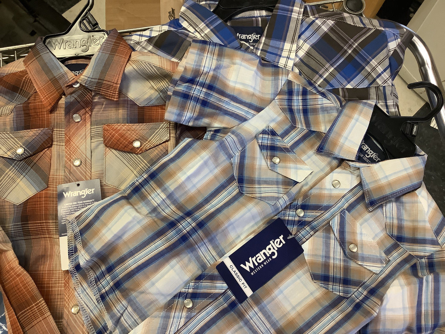 Shirts Boys Youth Assorted Short Sleeve Plaid 206WAAL
