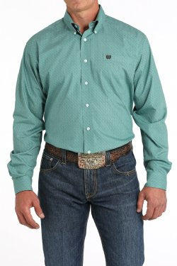 Shirts Mens Cinch Long Sleeve Geo Print MTW1105830