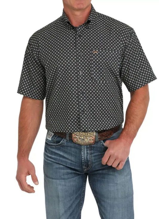 Shirts Men’s Cinch Arena Flex Navy Print MTW1704146