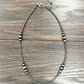 735688, Handmade 22" Clustered Navajo Bead Necklace