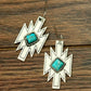 Aztec Turquoise Earrings 720253