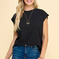 T1478D Short Sleeve Solid Top