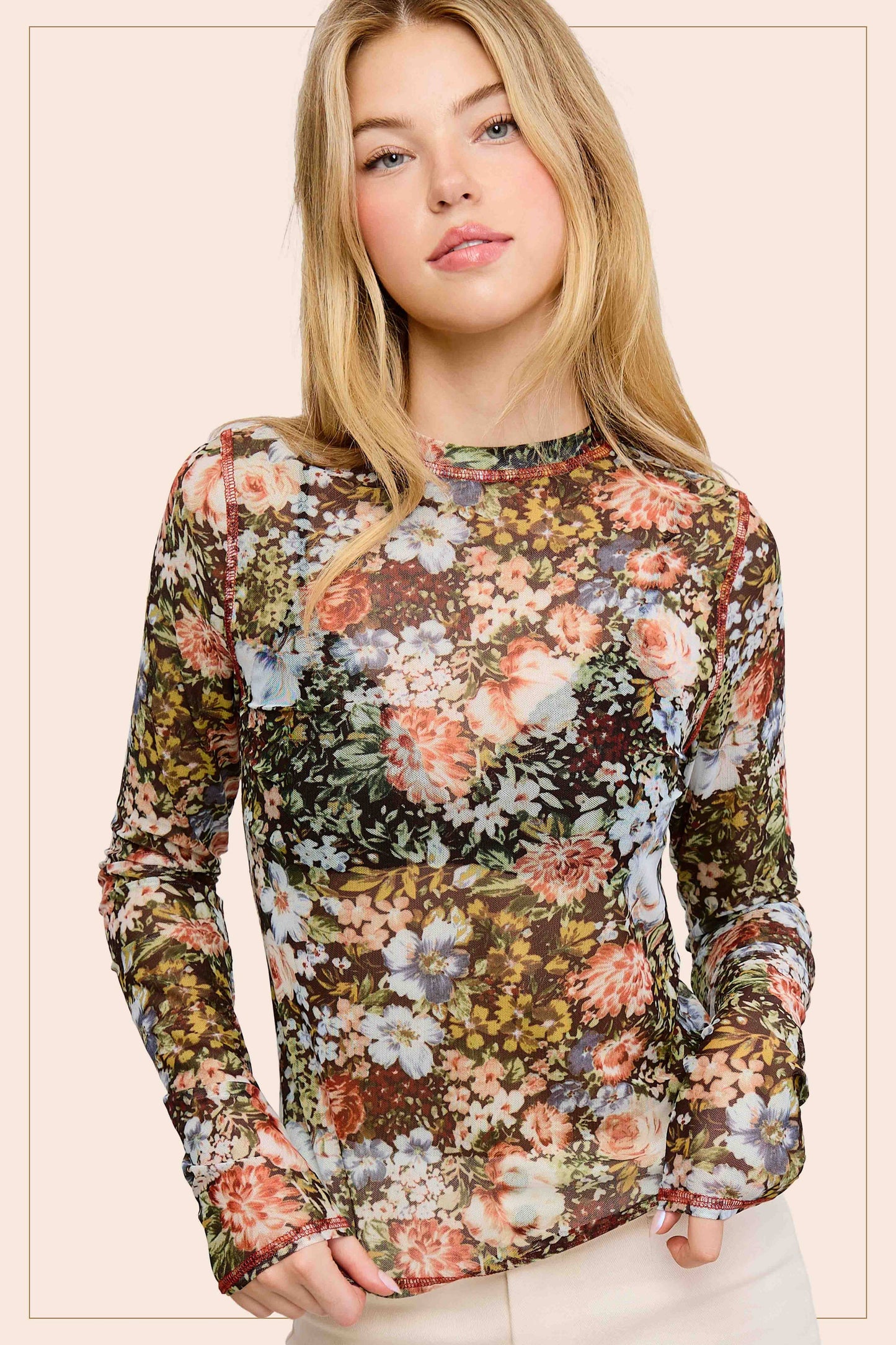 JCT7700-Floral Layer-Top