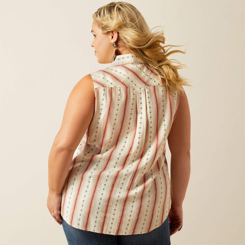 Shirts Women’s Ariat Billie Sleeveless Top in Dessert Stripe 10060369