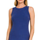 Ribbed Round Neck Tank Top 8491Y